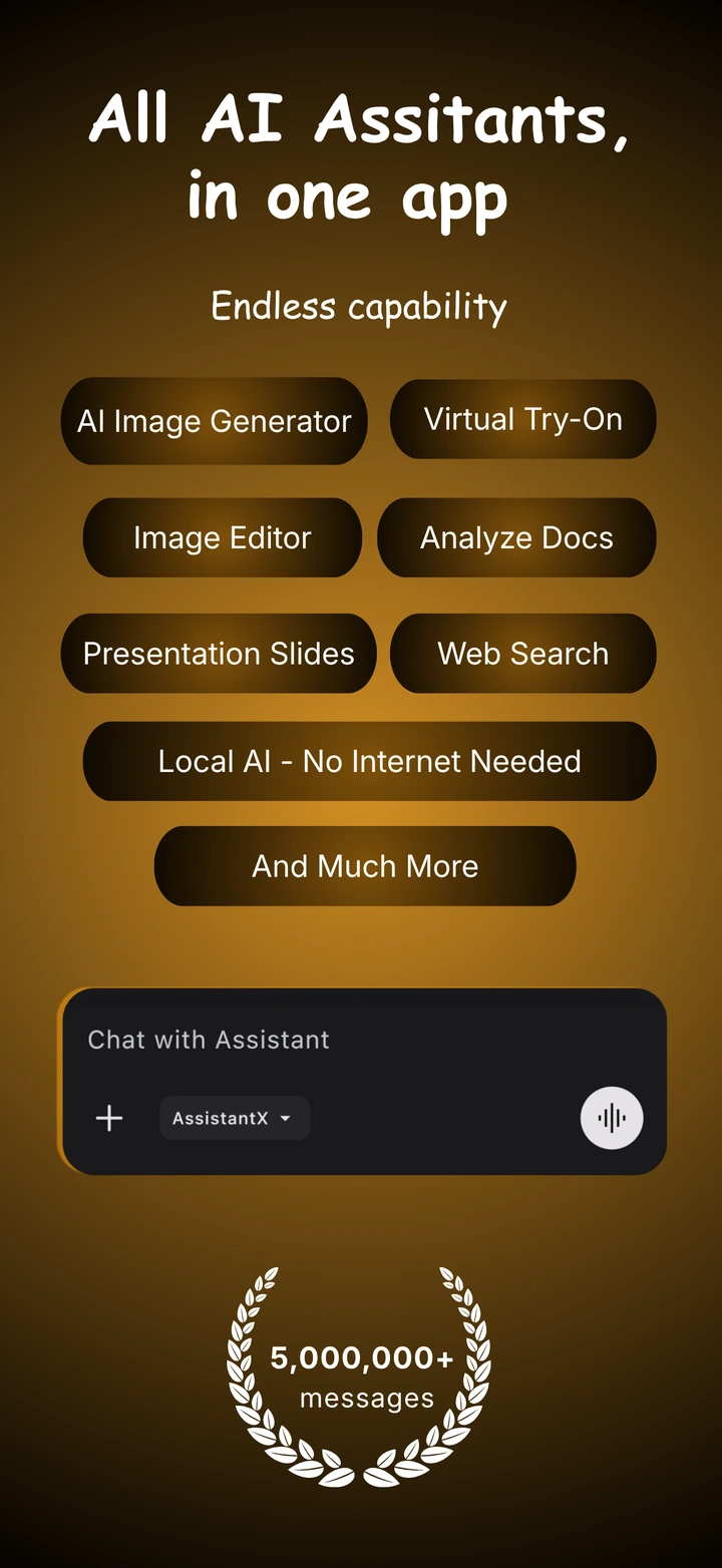 AssistantX app screenshot 1