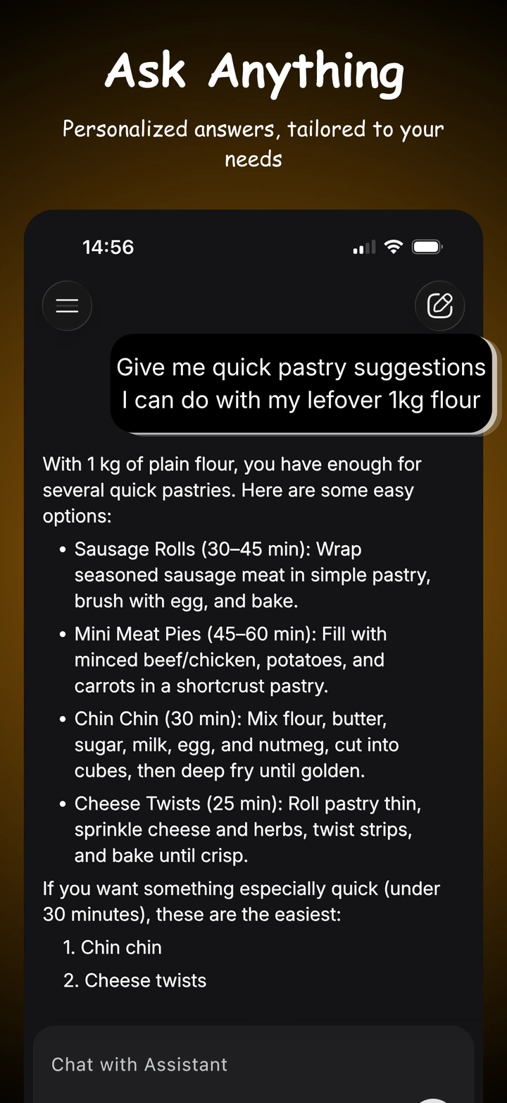 AssistantX app screenshot 2