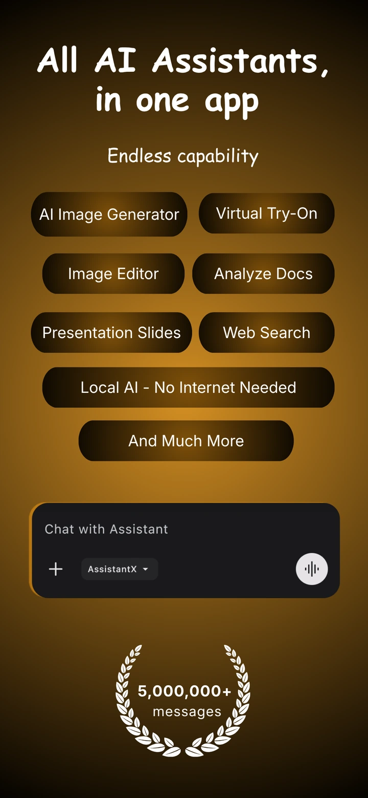 AssistantX app screenshot 1